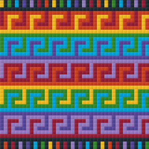Greek Key Rainbow
