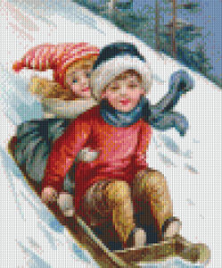 Children Sledging