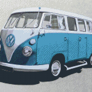VW Blue Campervan